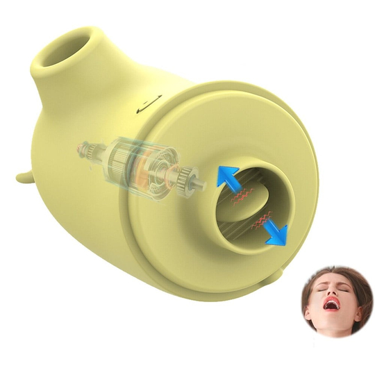 Modern VibratörlerLilituShopUSB Şarjlı 5 Emme ve Dil Uyarım Fonksiyonlu Teknolojik Vibratör