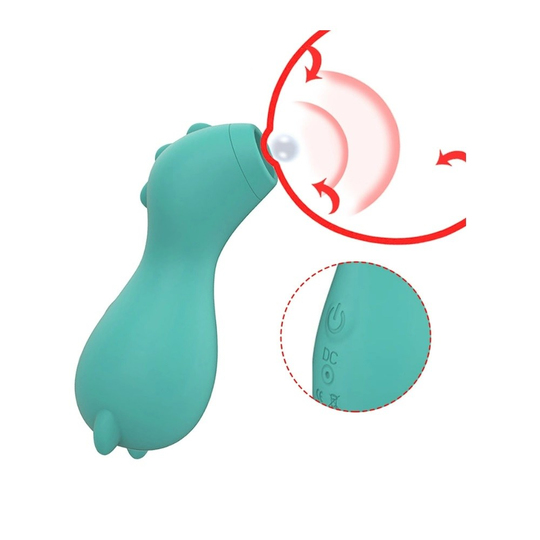 Modern VibratörlerLilituShopUSB Şarjlı 7 Emme Fonksiyonlu Teknolojik Vibratör -Dino