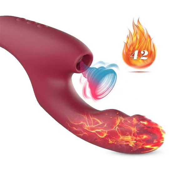 Vibratör ÇeşitleriLilituShopUSB Şarjlı 7 Emme ve Titreşim Uyarım Fonksiyonlu Isıtmalı Teknolojik Vibratör