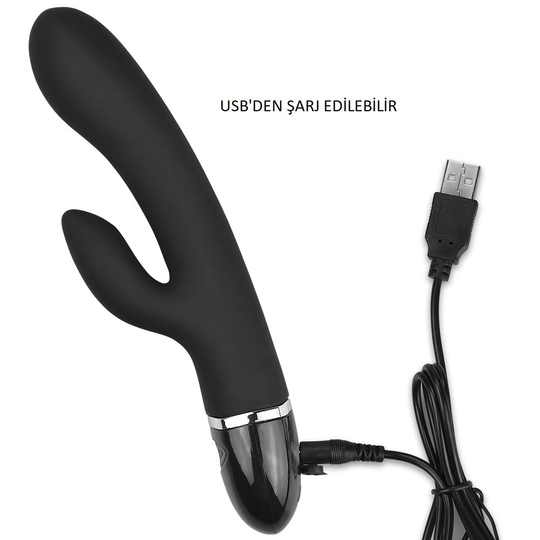  VibratörlerLilituShopUSB Şarjlı 7 Fonksiyonlu Klitoris Uyarıcılı Teknolojik Vibratör
