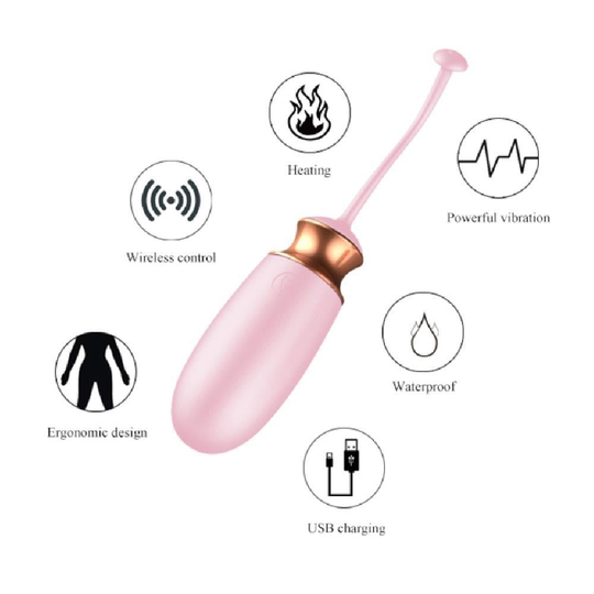 Vibratör ÇeşitleriLilituShopUSB Şarjlı 7 Fonksiyonlu Sesli Uzaktan Kumandalı Isıtmalı Vibratör