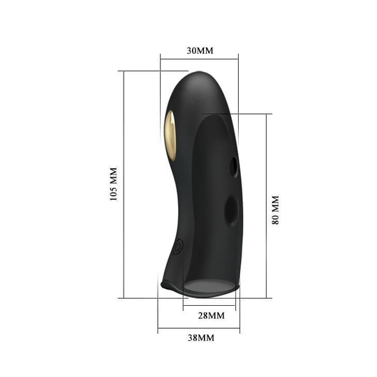 Vibratör ÇeşitleriLilitu ShopUSB Şarjlı 7 Titreşim & Elektro Şoklu Klitoris Uyarıcılı Titreşimli Parmak Vibratörü