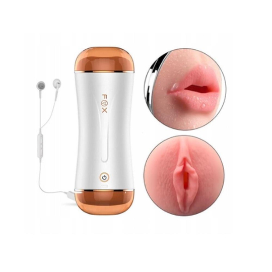 Vajina Ve MastürbatörLilituShopUSB Şarjlı 7 Titreşim Modlu Çift Taraflı Sesli Teknolojik Mastürbatör