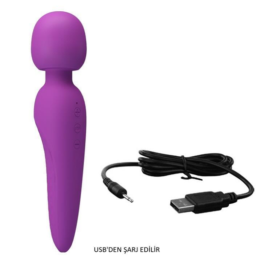 Vibratör ÇeşitleriLİLİTU SHOPUSB Şarjlı 7 Titreşimli Masaj Vibratörü Bayan Klitoris Uyarıcı Vibratör - Meredith