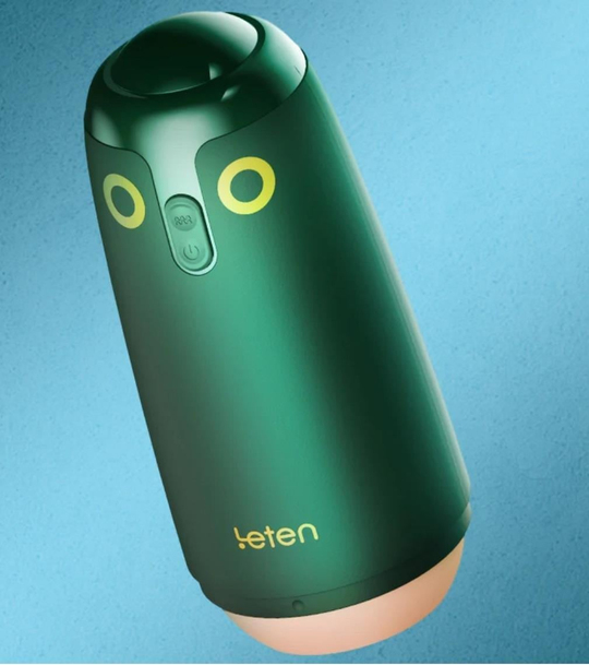 Vajina Ve MastürbatörLilitu ShopUSB Şarjlı İleri Geri Hareketli Titreşimli Emme Vakum Ayarlı Sesli Masturbatör - Leten Green Bird