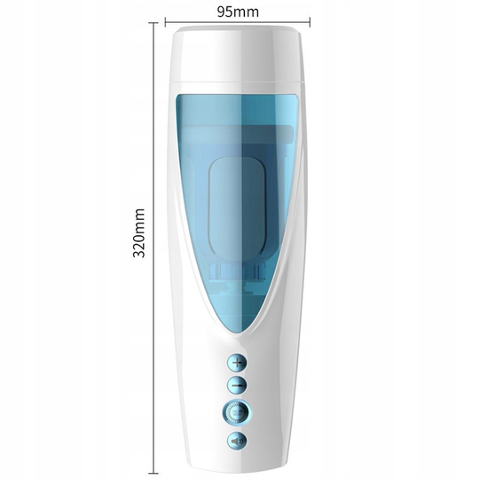 Vajina Ve MastürbatörLilituShopUSB Şarjlı İleri Geri & Vortex Hareketli Sesli Teknolojik Mastürbatör