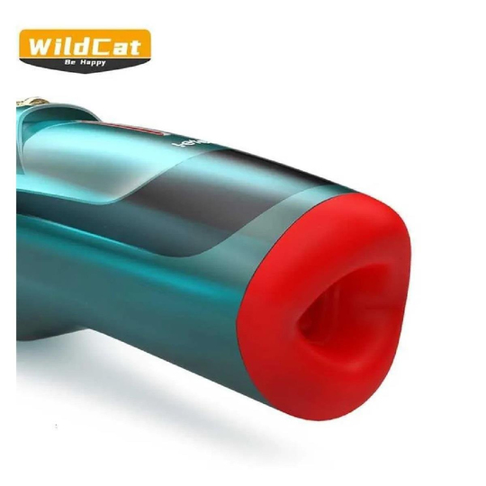 Vajina Ve MastürbatörLilitu ShopUSB Şarjlı Isıtmalı İleri Geri Hareketli Titreşimli Emme Vakum Ayarlı Sesli Parfümlü Masturbatör - Leten Wildcat