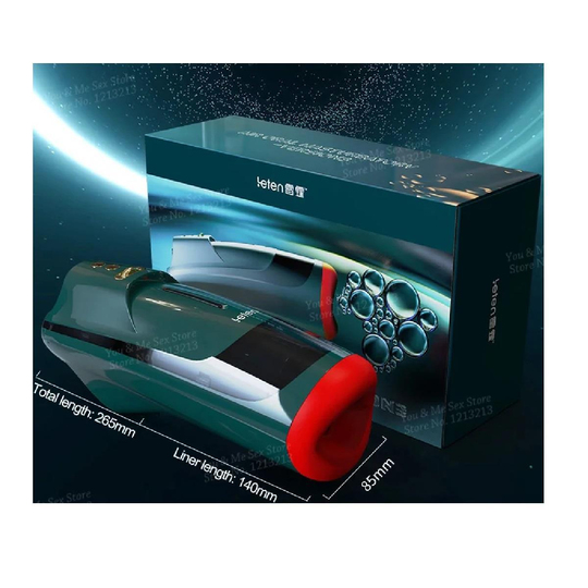 Vajina Ve MastürbatörLilitu ShopUSB Şarjlı Isıtmalı İleri Geri Hareketli Titreşimli Emme Vakum Ayarlı Sesli Parfümlü Masturbatör - Leten Wildcat