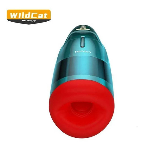 Vajina Ve MastürbatörLilitu ShopUSB Şarjlı Isıtmalı İleri Geri Hareketli Titreşimli Emme Vakum Ayarlı Sesli Parfümlü Masturbatör - Leten Wildcat