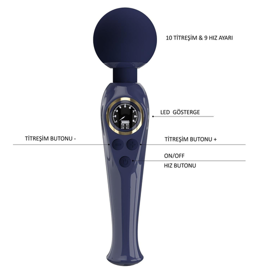 Vibratör ÇeşitleriLİLİTU SHOPUSB Şarjlı Led Göstergeli Klitoris Uyarıcılı Bayan Masaj Vibratör - Skyler