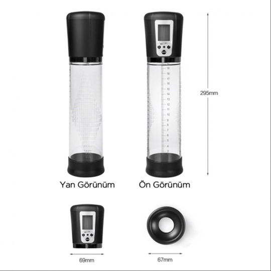 Penis Vakum PompalarLilituShopUSB Şarjlı Penextender Smart Pump Akıllı Penis Pompası
