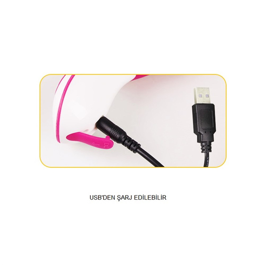  VibratörlerLilituShopUSB Şarjlı Ses Kontrollü 12 Fonksiyonlu Klitoris Uyarıcılı Teknolojik Tavşan Vibratör