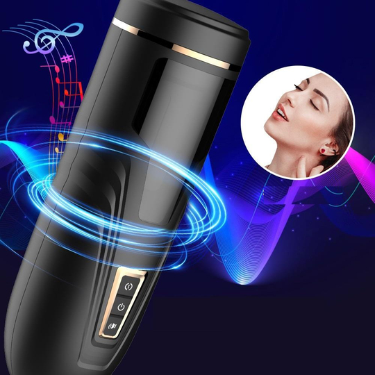 Vajina Ve MastürbatörLilituShopUSB Şarjlı Titreşimli İleri Geri & Rotasyon Ayarlı Sesli Masturbatör - Rita