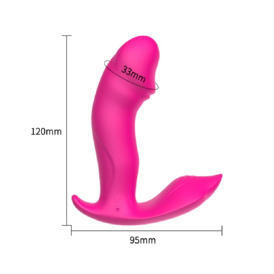 Vibratör ÇeşitleriLilituShopUSB Şarjlı Uzaktan Kumandalı Gıdıklama Fonksiyonlu Çamaşır Altı Isıtmalı Teknolojik Vibratör