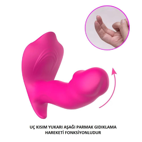 Vibratör ÇeşitleriLilituShopUSB Şarjlı Uzaktan Kumandalı Gıdıklama Fonksiyonlu Çamaşır Altı Isıtmalı Teknolojik Vibratör