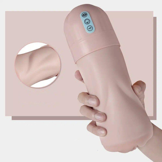 Vajina Ve MastürbatörLilituShopUSB'den Şarjlı Emme ve Güçlü Titreşim Fonksiyonlu Realistik Masturbatör - Beate