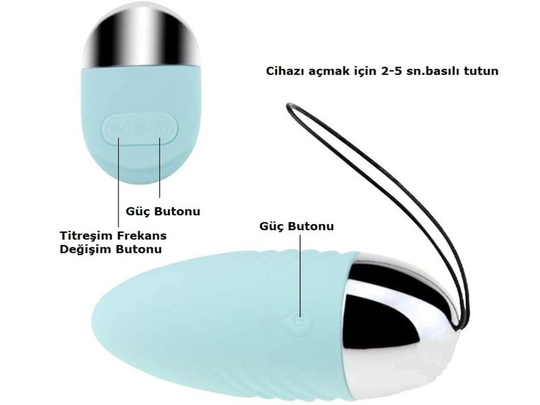  VibratörlerLilituShopUzaktan Kumandalı 10 Farklı Titreşimli Zevk Yumurtası