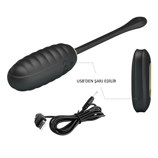 Vibratör ÇeşitleriLİLİTU SHOPUzaktan Kumandalı 12 Titreşim Fonksiyon & 18 Ayar Altın Kaplamalı Teknolojik Vibratör Yumurta