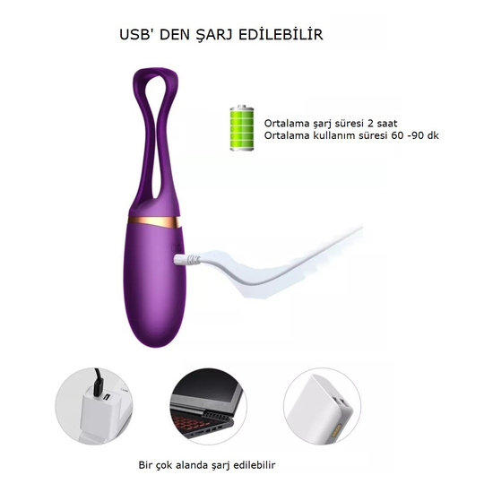  VibratörlerLilituShopUzaktan Kumandalı Ses Kontrollü 10 Titreşimli Zevk Yumurtası