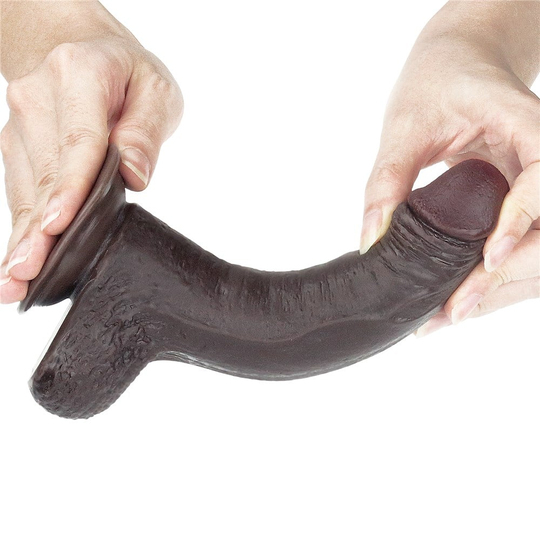  Realistik Titreşimsiz PenisLilituShopYeni Nesil Çift Katmanlı 17,5 cm Realistik Dildo Penis