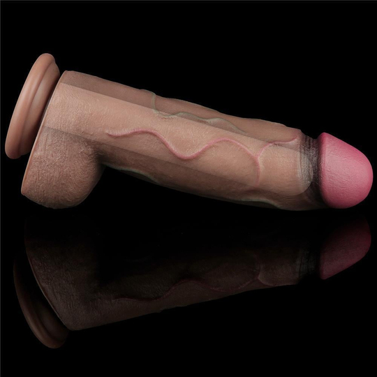 REALİSTİK PENİSLERLilituShopYeni Nesil Çift Katmanlı 31 cm Realistik Dev Melez Dildo Penis