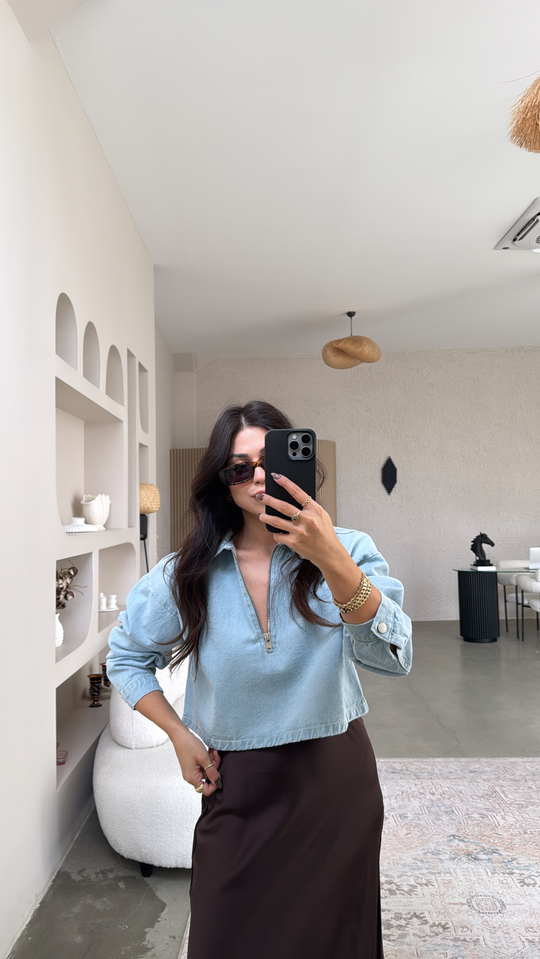 Açık Renk Jean Sweat