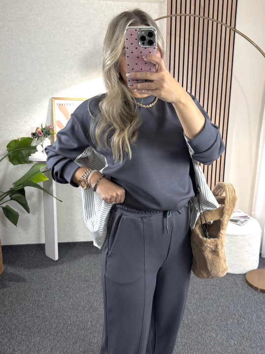 TAKIMFüme Garnili Oversize Takım