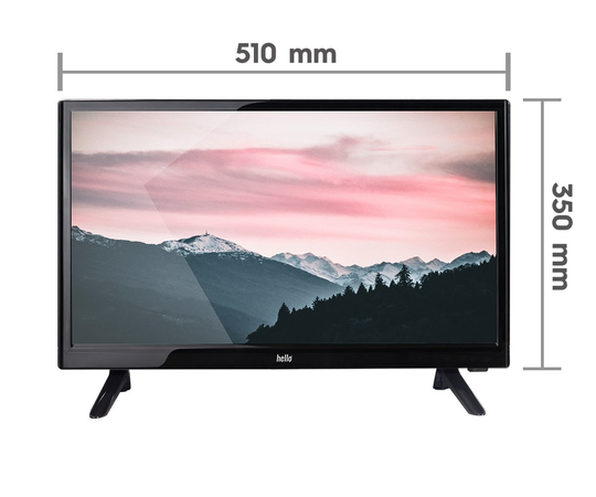 Hello HL-2200 22'' Vga-HDMI-Rca HD Araç Monitörü Fiyatı - Merter
