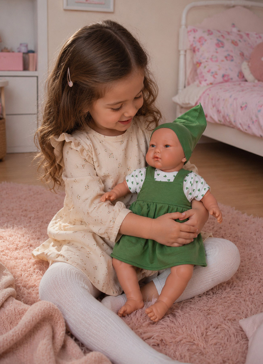 Angela Oyuncak Bebek Ten Renk 52 cm 