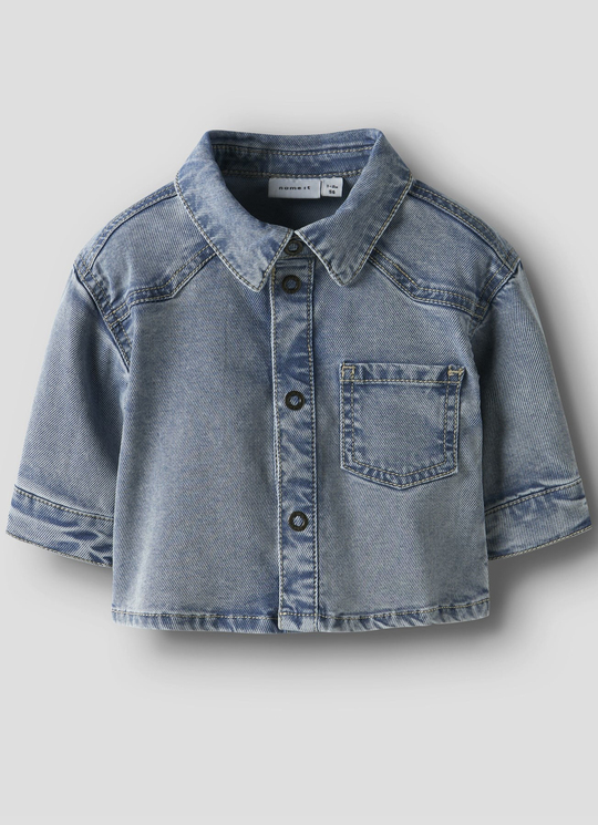 Name IT Gömlek Mavi Denim