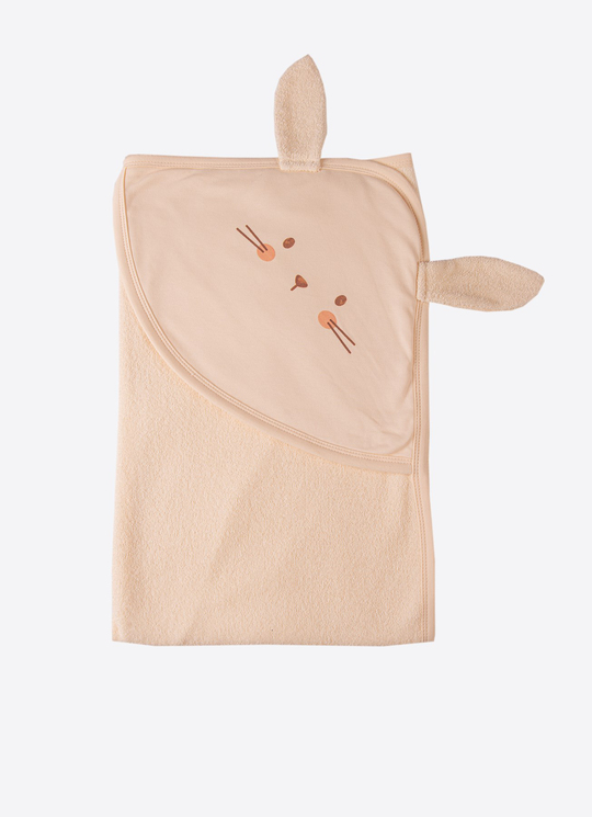 Organik Cute Bunny Banyo Silgisi Natural