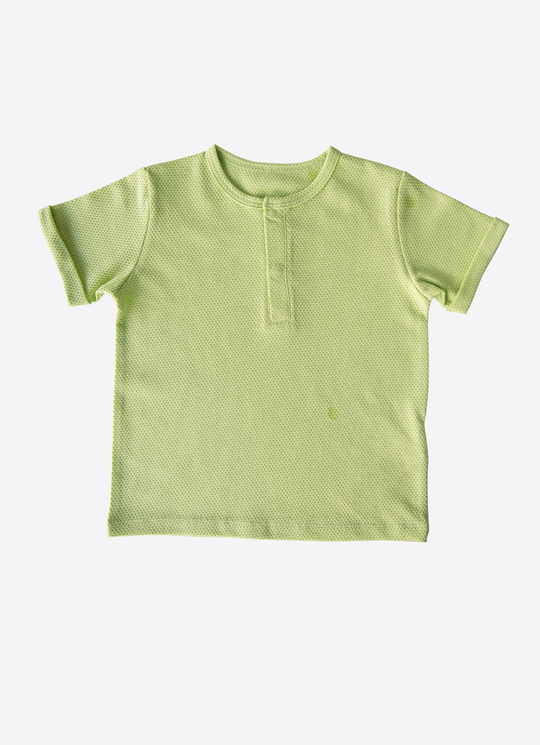 Organik Dorian 2li T-Shirt Mavi-Yeşil