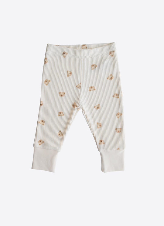 Organik Hector 2li Pijama Takımı Natural