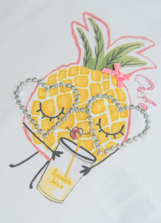 Organik Juice T-Shirt Beyaz