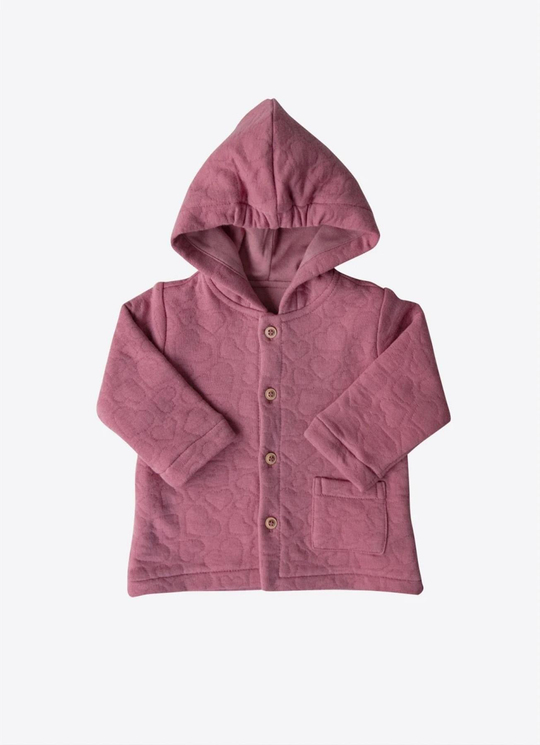Organik Livon Hırka Pembe