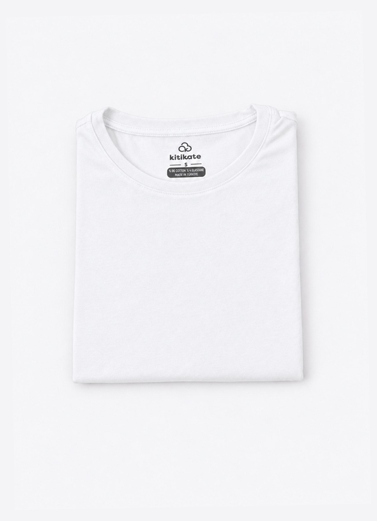 Organik Lucy Hamile T-Shirt Beyaz