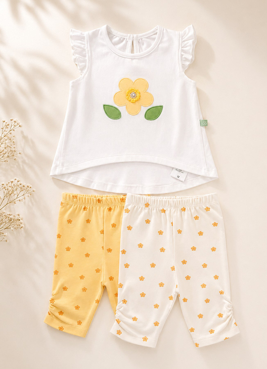 Organik Matilda 3lü Takım Sarı