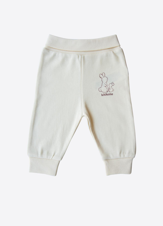 Organik New Basic Patiksiz Pantolon Natural