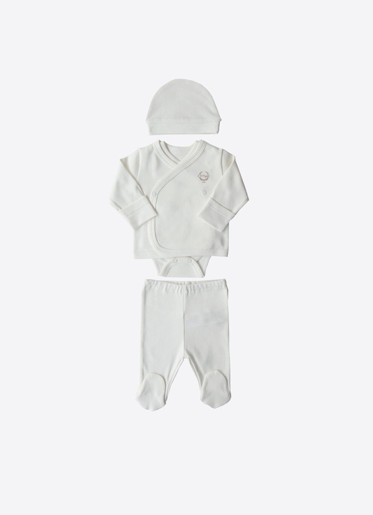 Organik New Basic Prematüre 4lü Set Ekru