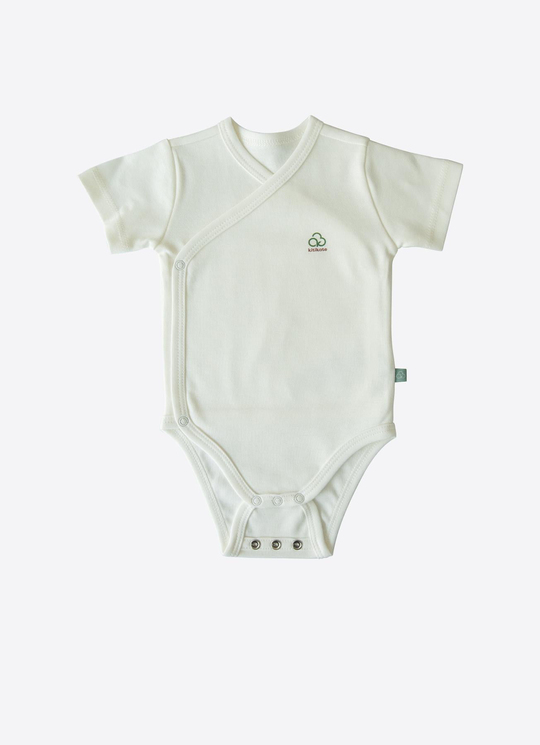 Organik New Basic Uzayan Kruvaze Kısa Kol Body Ekru