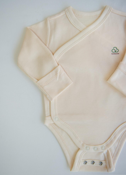Organik New Basic  Uzayan Kruvaze Uzun Kol Body Natural