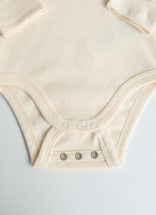 Organik New Basic Uzayan Uzun Kol Body Natural