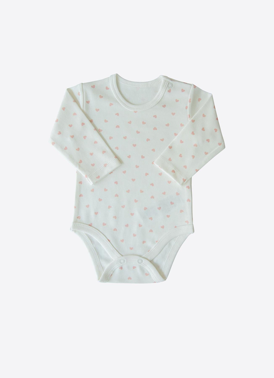 Organik New Dreams 3lü Uzun Kol Body Pembe