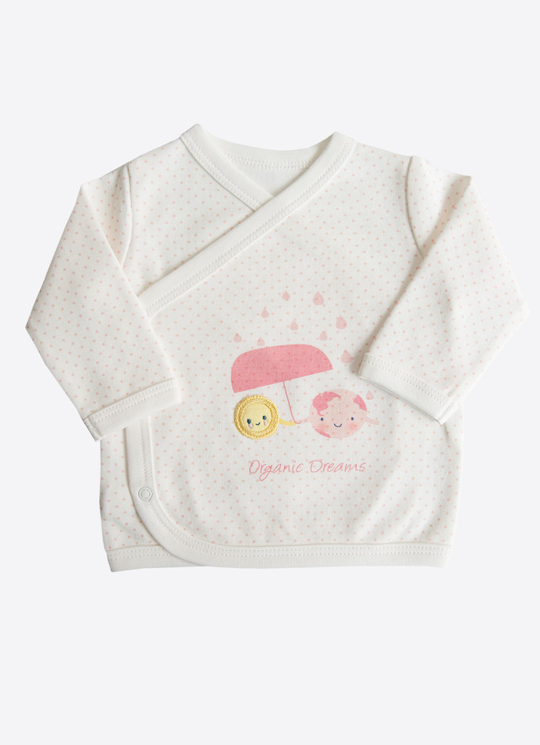 Organik New Dreams 5li  Zıbın Set Pembe