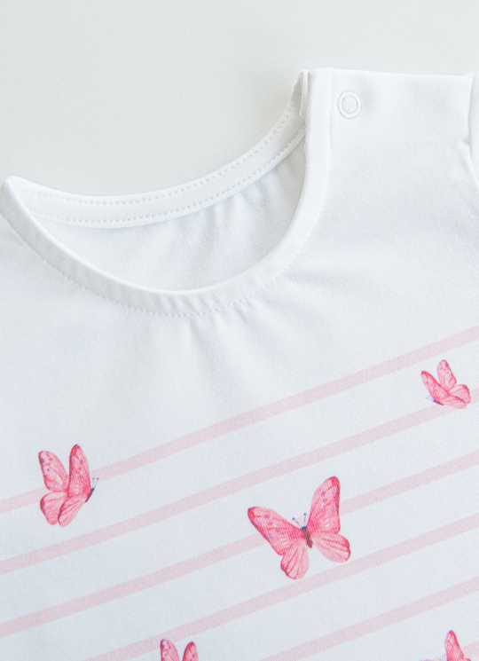 Organik Nomi T-Shirt Beyaz