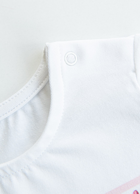 Organik Nomi T-Shirt Beyaz