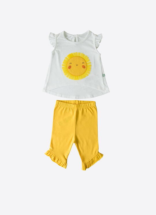 Organik Sunny 2li Takım Sarı
