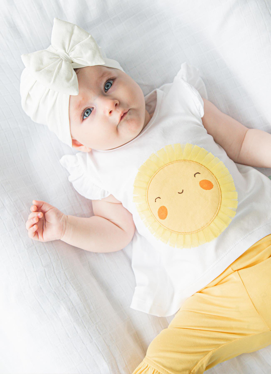 Organik Sunny 2li Takım Sarı