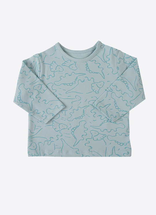 Organik Zody 2li Pijama Takımı Mavi