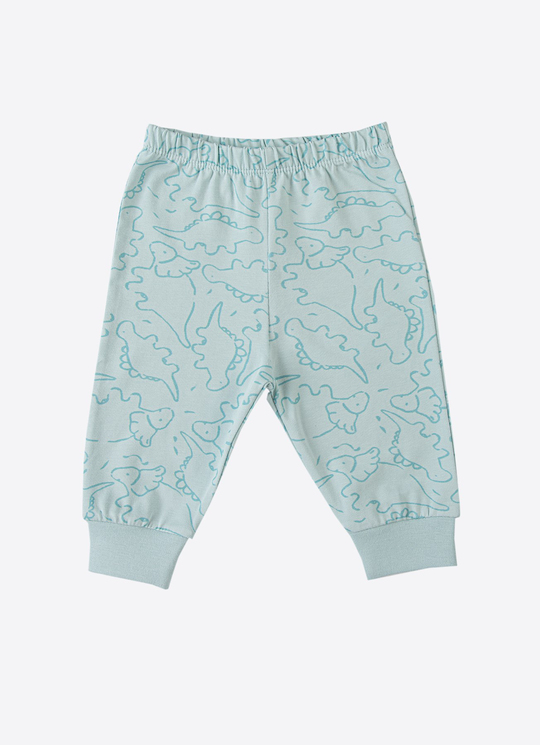 Organik Zody 2li Pijama Takımı Mavi